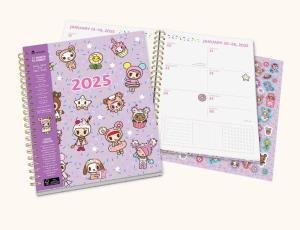 Image of 2025 TOKIDOKI DONUTELLA XL SPIRAL PLANNER